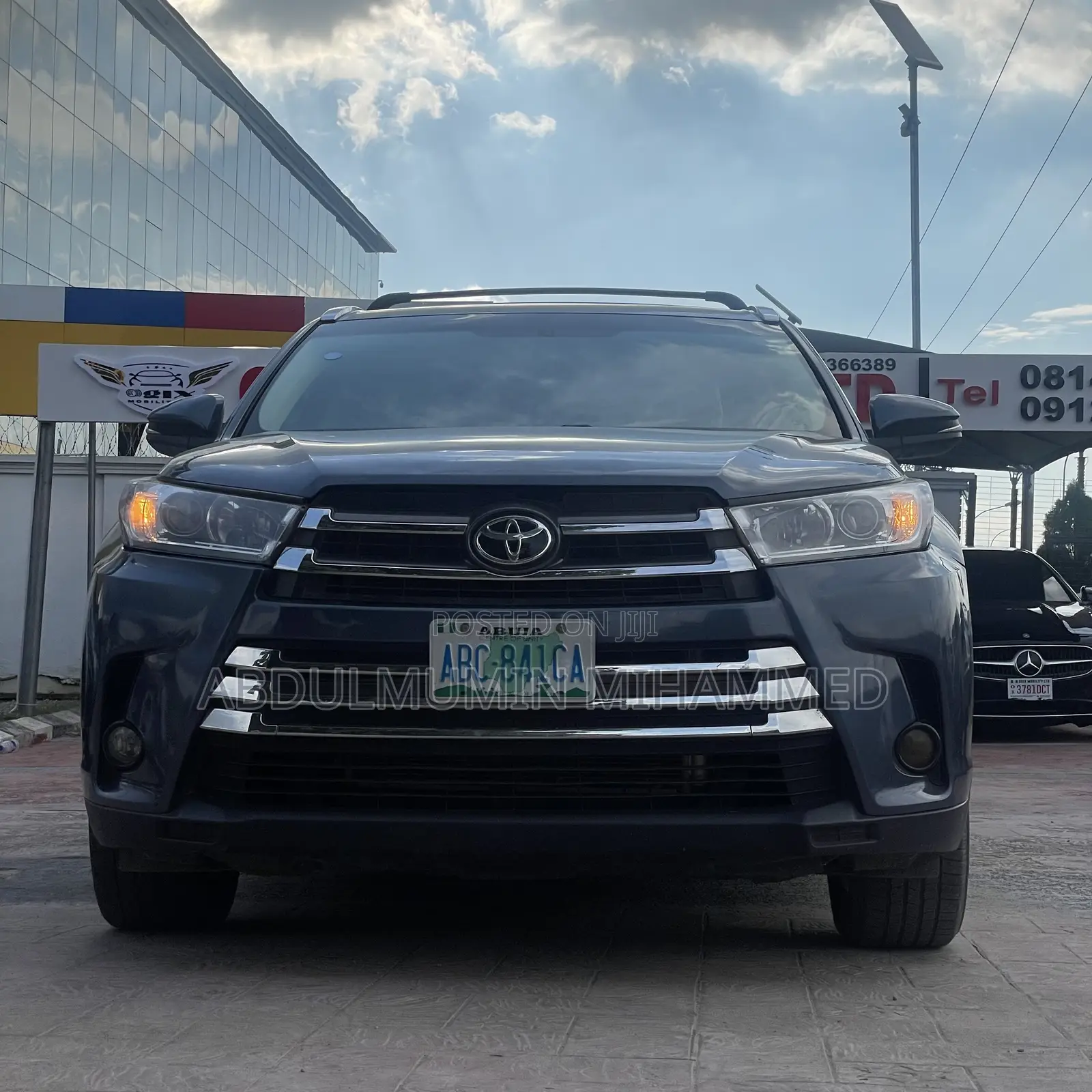 Toyota Highlander Limited 4x4 V6 (3.5L 6cyl 8A) 2017 Blue