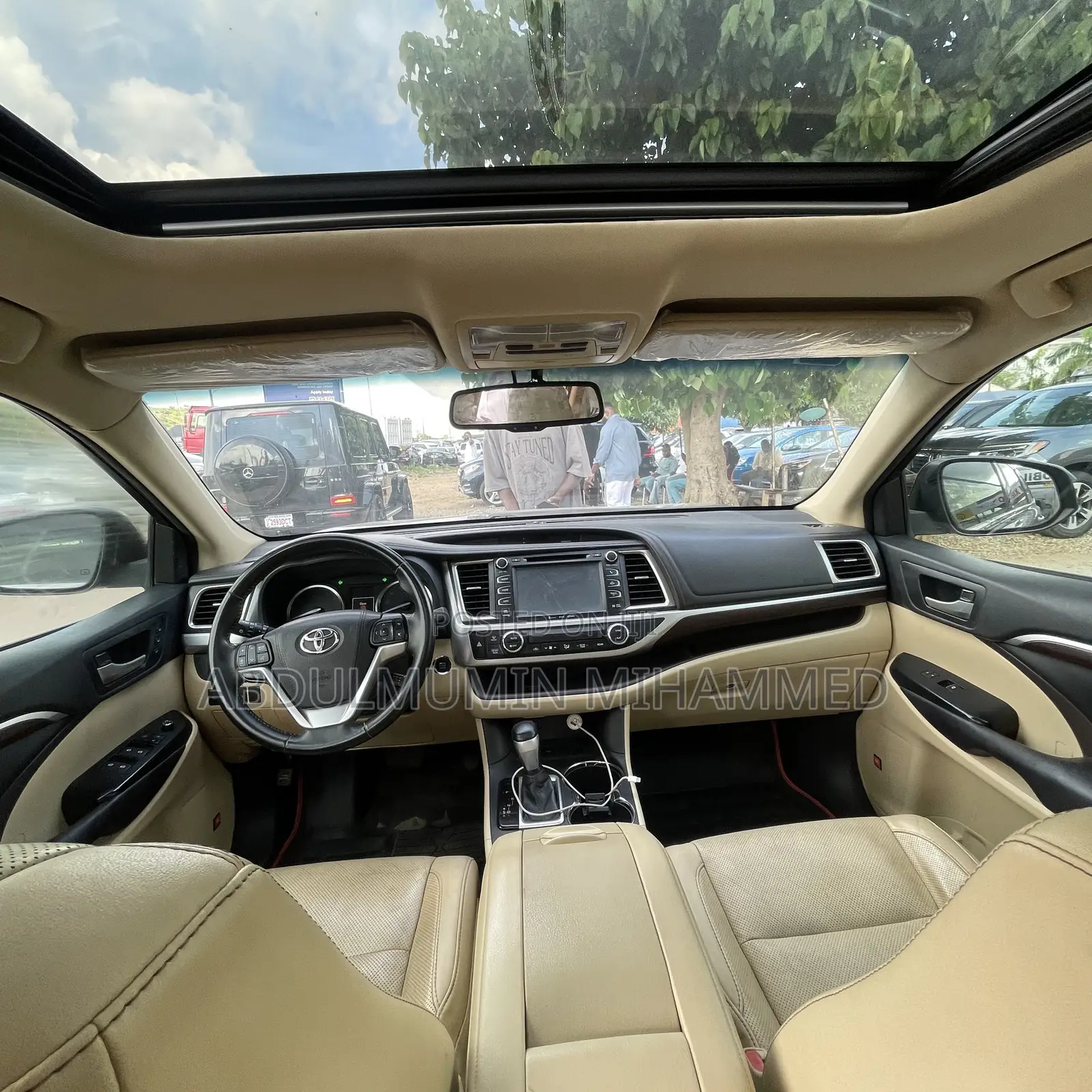 Toyota Highlander Limited 4x4 V6 (3.5L 6cyl 8A) 2017 Blue