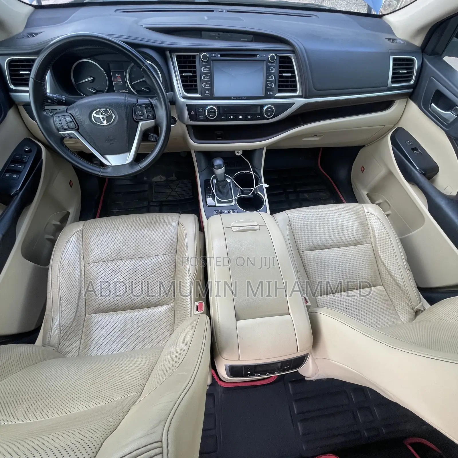 Toyota Highlander Limited 4x4 V6 (3.5L 6cyl 8A) 2017 Blue