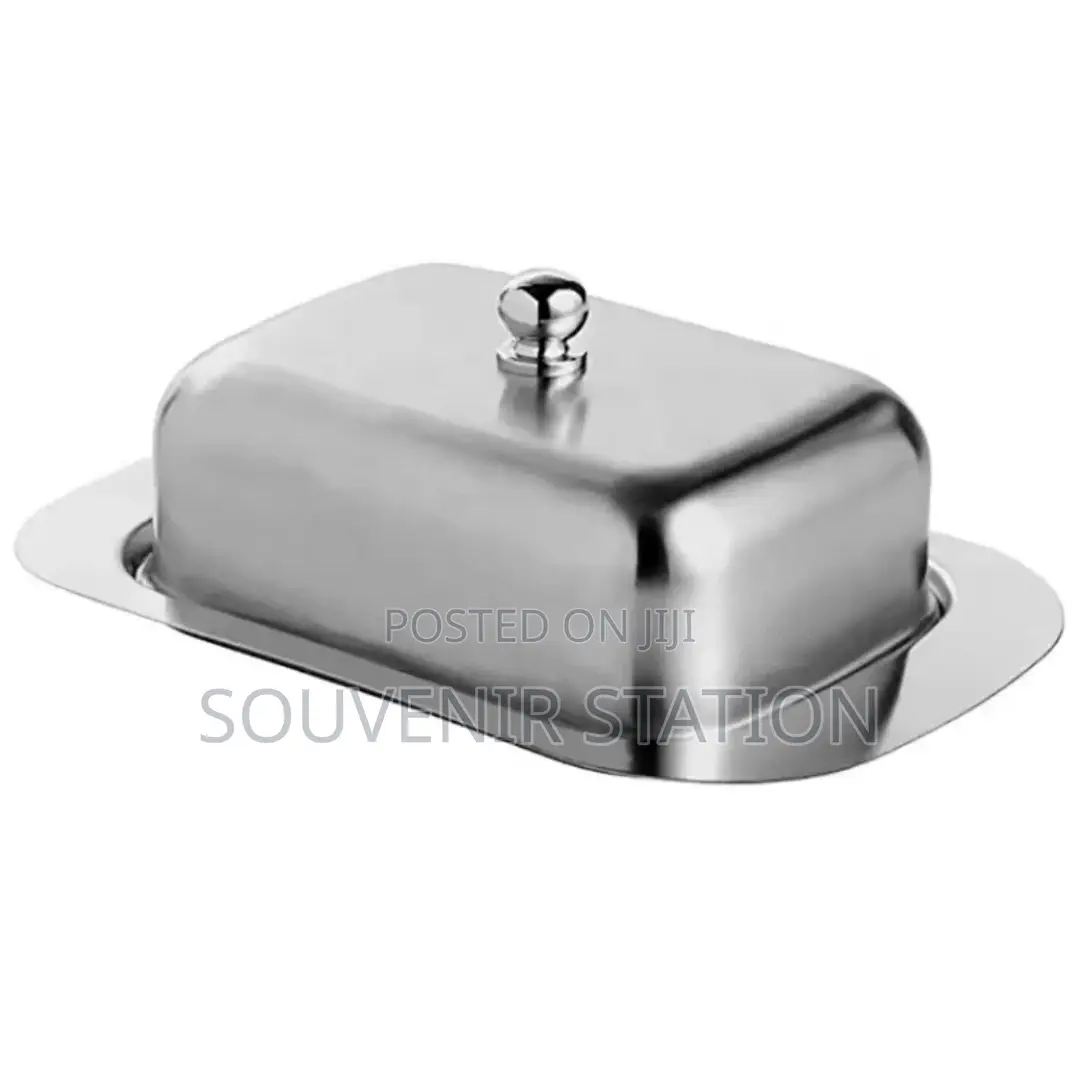 Stainless Steel Butter Dish With Lid
