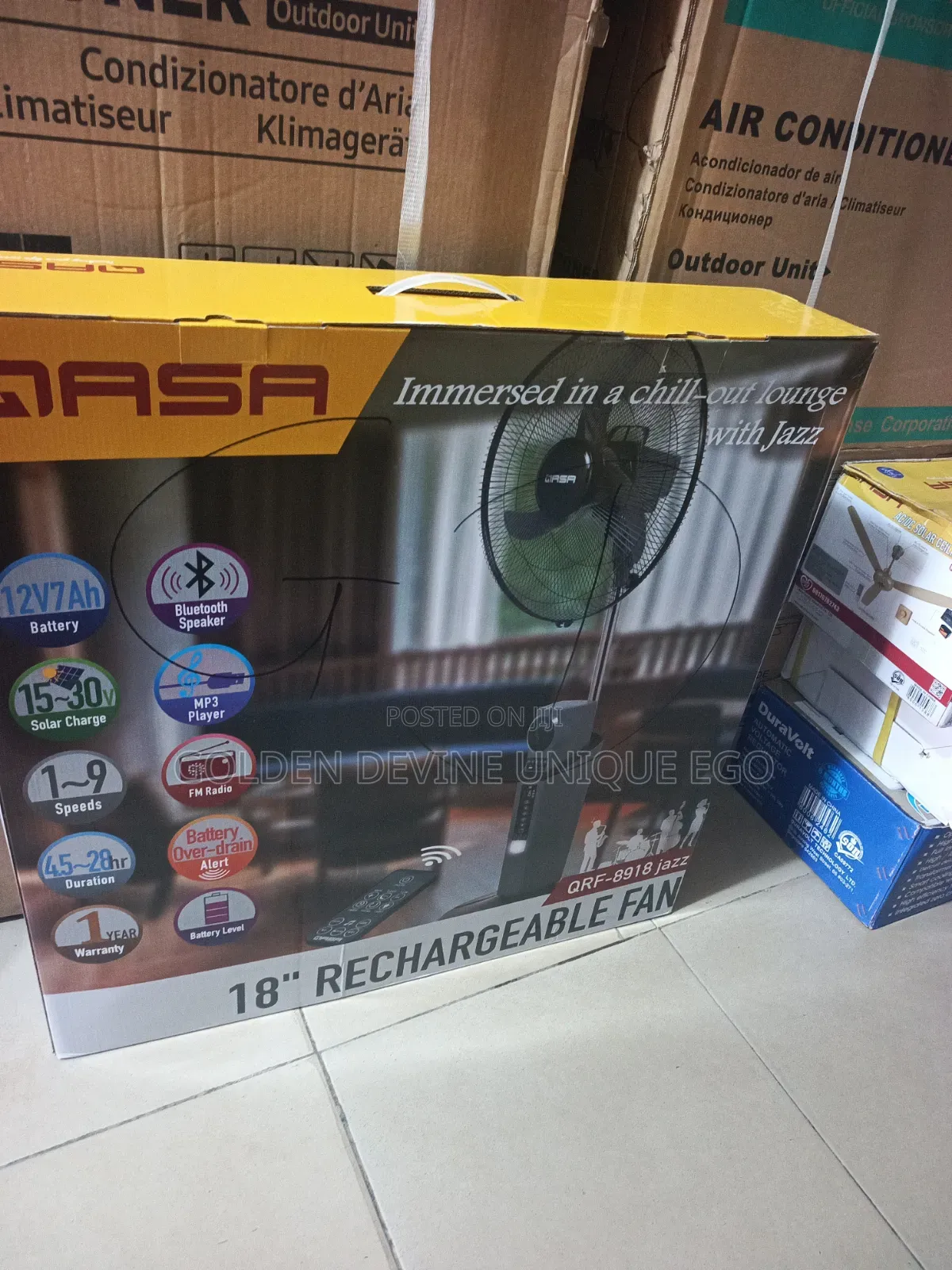 Rechargeable Fan