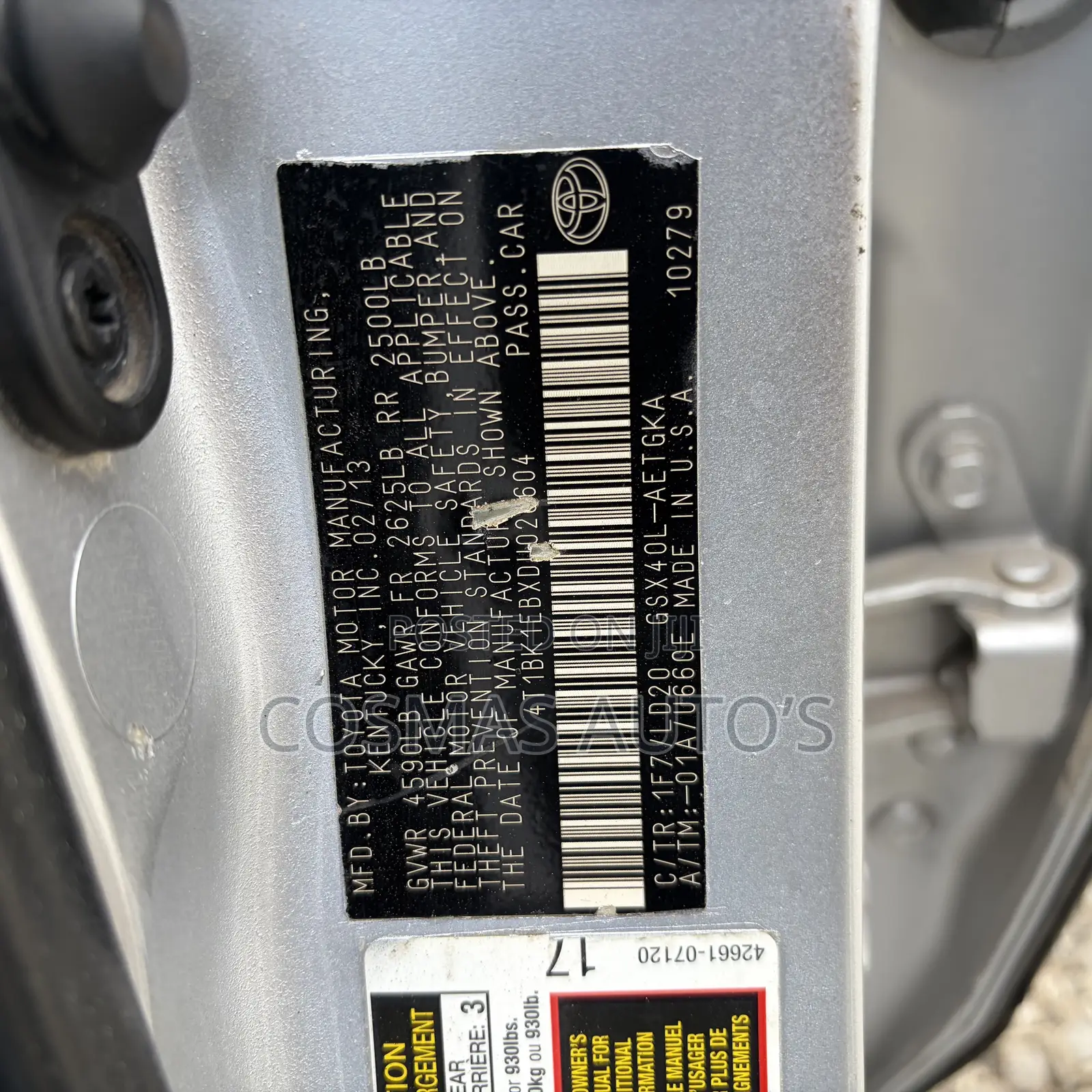 Toyota Avalon 2013 Silver