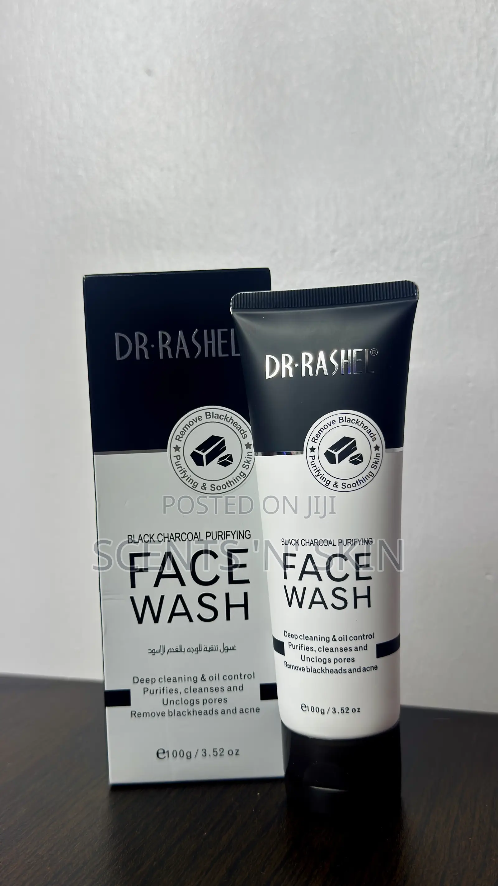 Dr Rashel Black Charcoal Purifying Face Wash