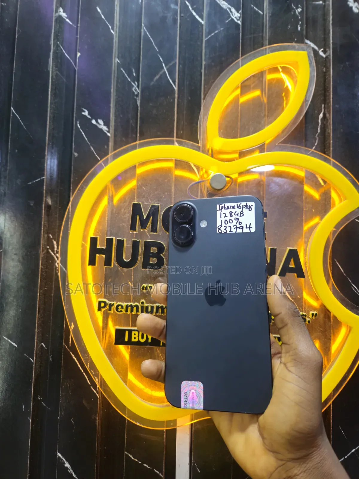New Apple iPhone 16 Plus 128 GB Black