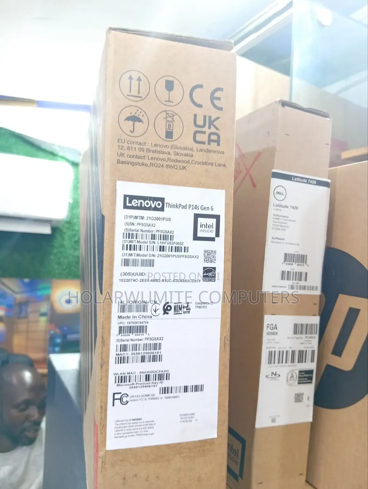 New Laptop Lenovo ThinkPad P14s 32GB Intel Core Ultra 7 SSD 1T