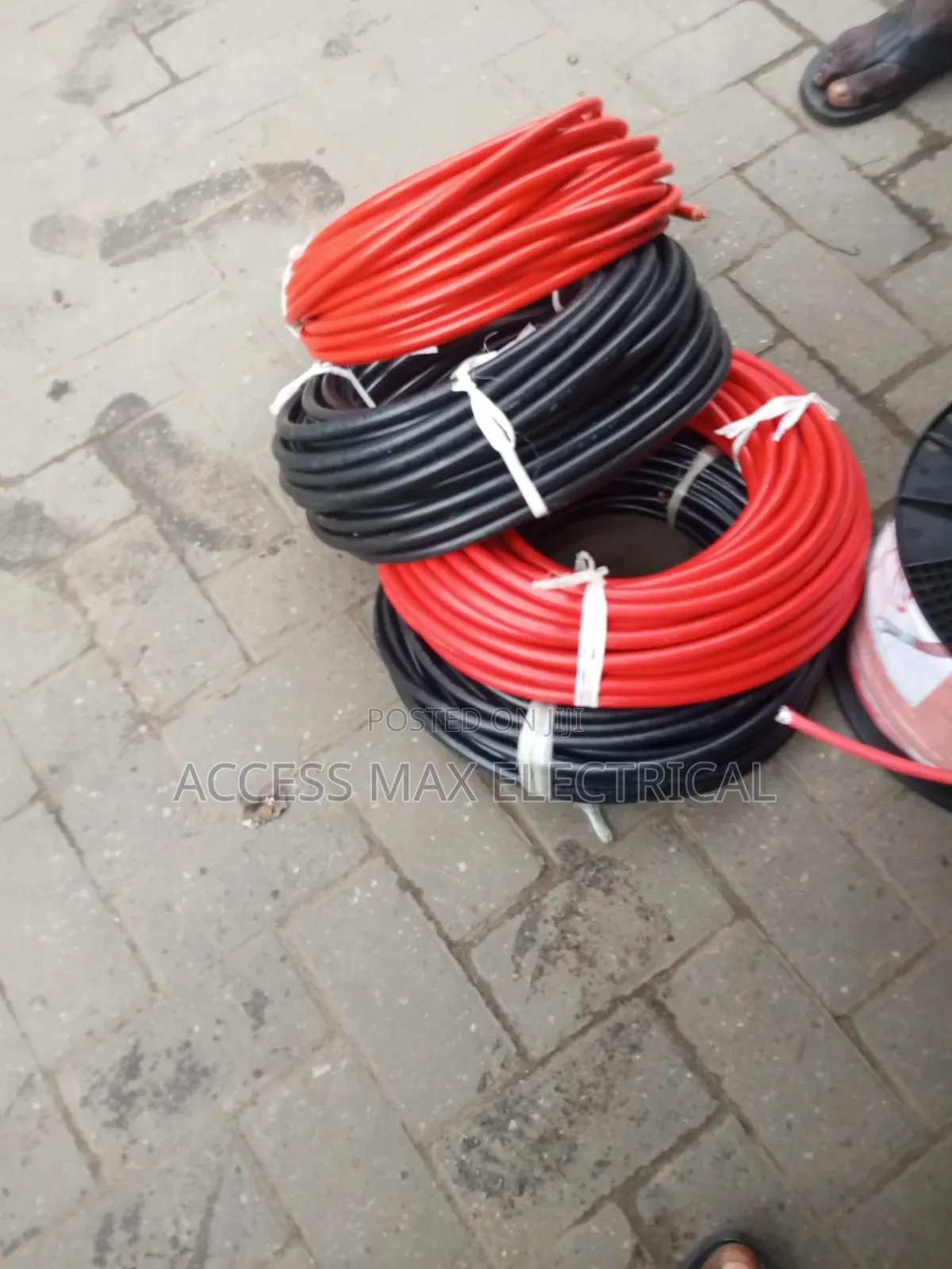 6mm Flexible Cable Pure Copper ( Red and Black )