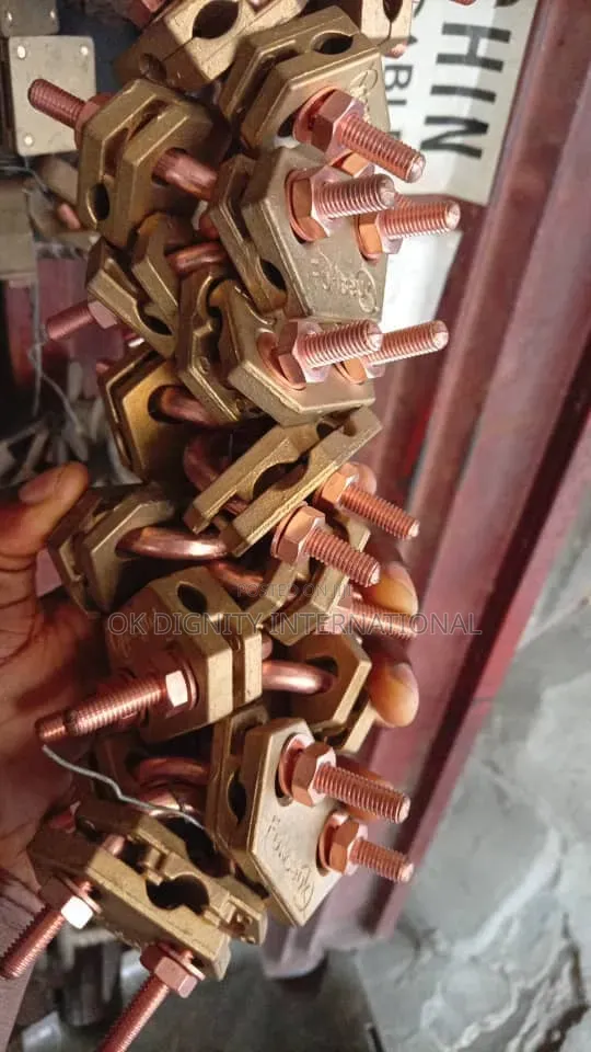 Copper U Bolt Earthing Clamp – Earth Rod Cable Clamp