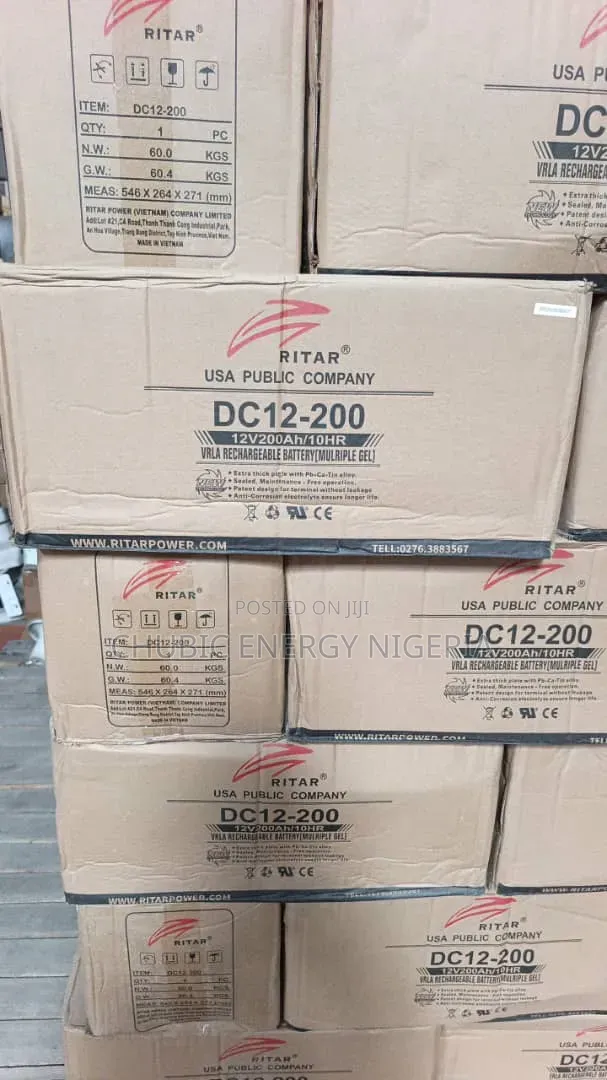 Ritar 200ah/12v SMF Battery