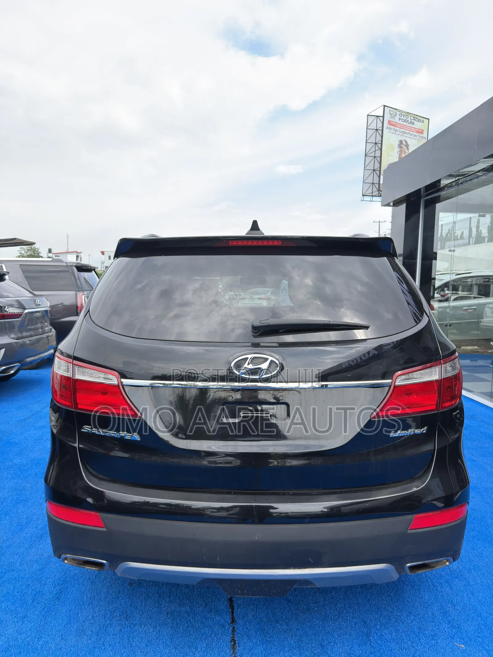 Hyundai Santa Fe Limited 4dr SUV AWD (3.3L 6cyl 6A) 2014 Gray