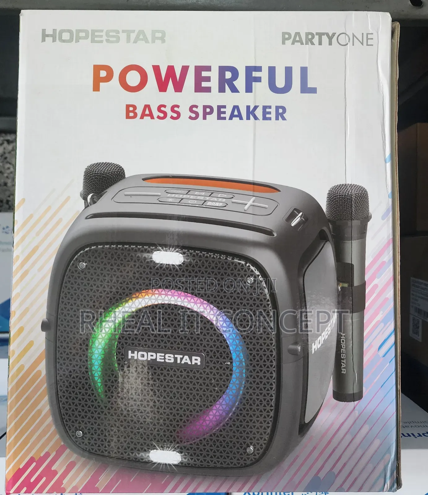 Hope Star Party Box One Power Bass Speaker With 2mic