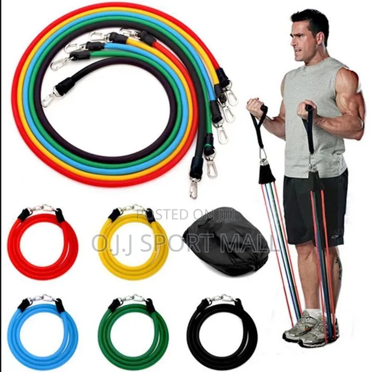 11pcs of Resistance Band Rope