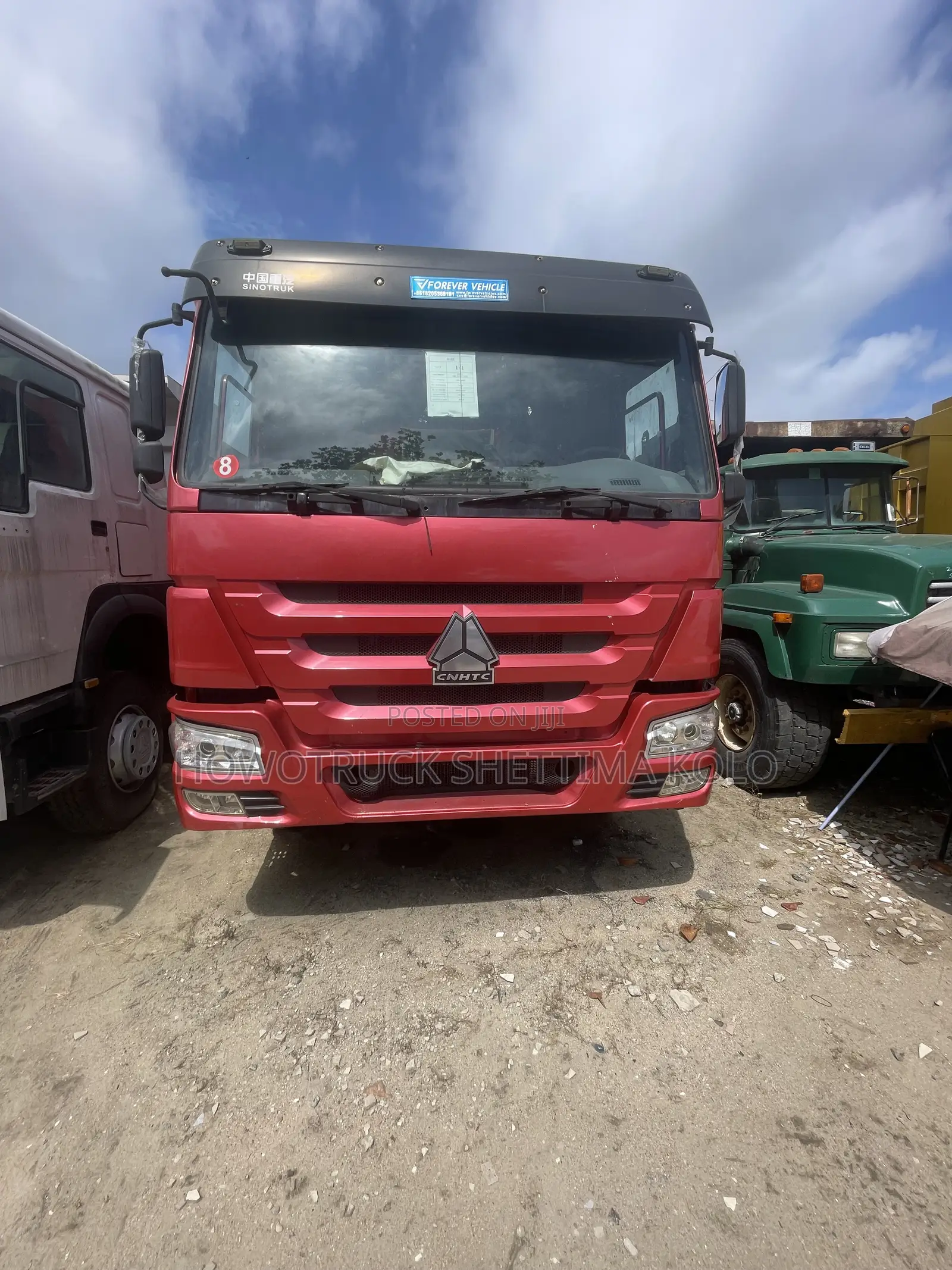 Howo Tipper Two Step Bucket 2007 Red