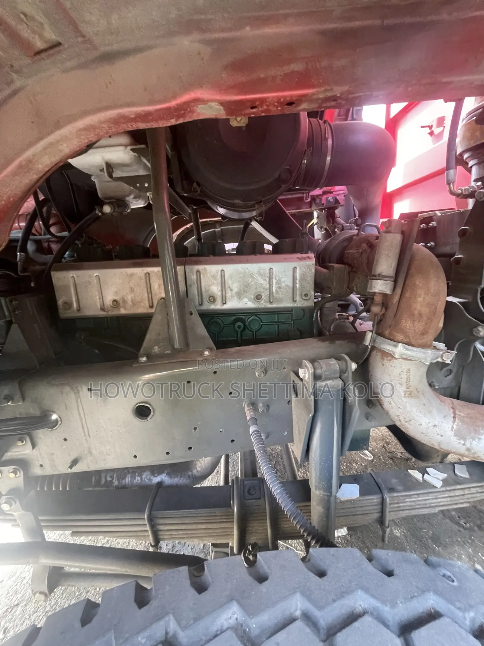 Howo Tipper Two Step Bucket 2007 Red