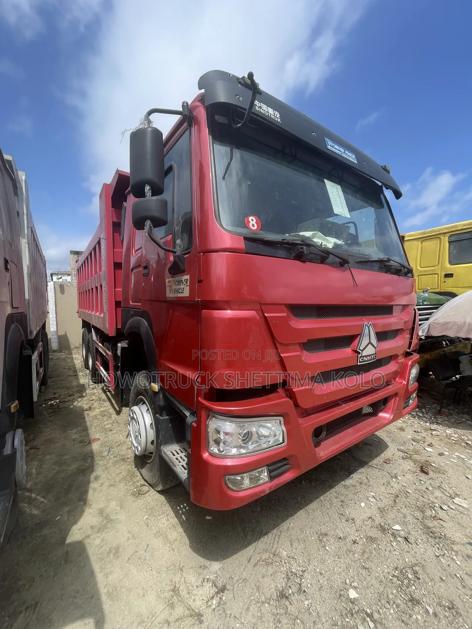 Howo Tipper Two Step Bucket 2007 Red