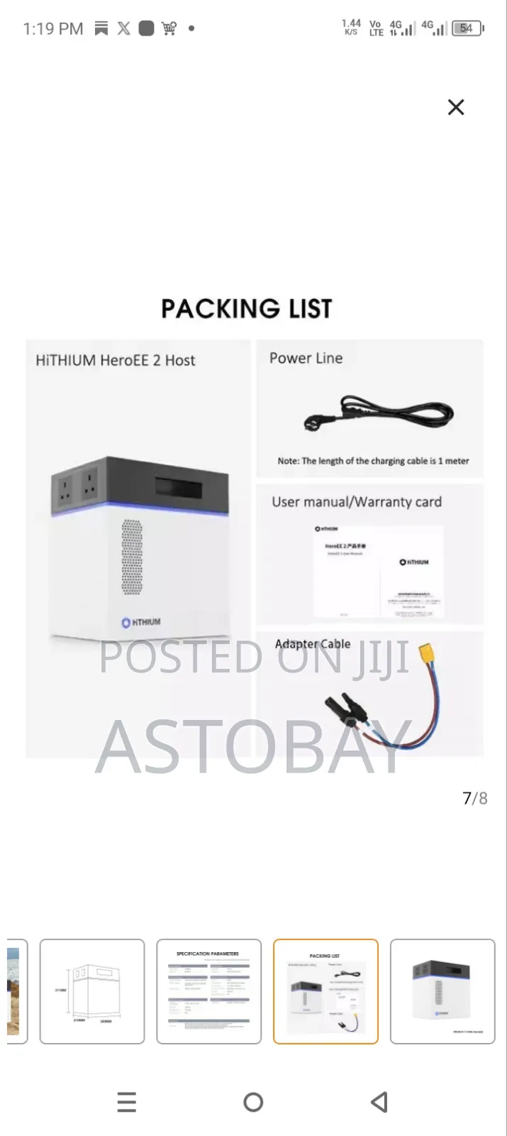 HITHIUM HeroEE 2 2kWh Portable Power Station – 1000W
