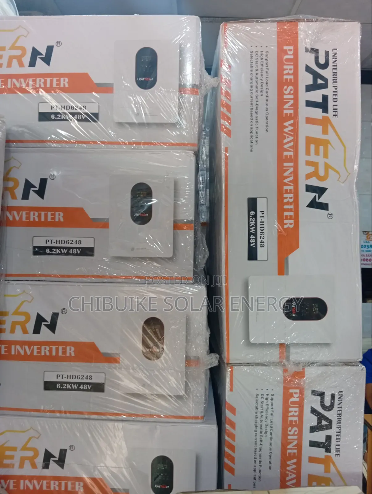 Pattern Solar Inverter 6.2kva/48v