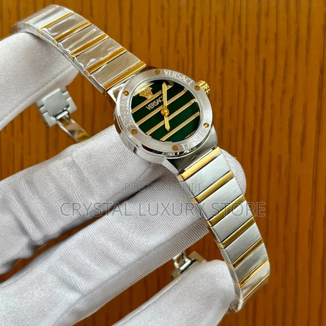 Versace Quality Luxury Ladies Chain Strap Wristwatch