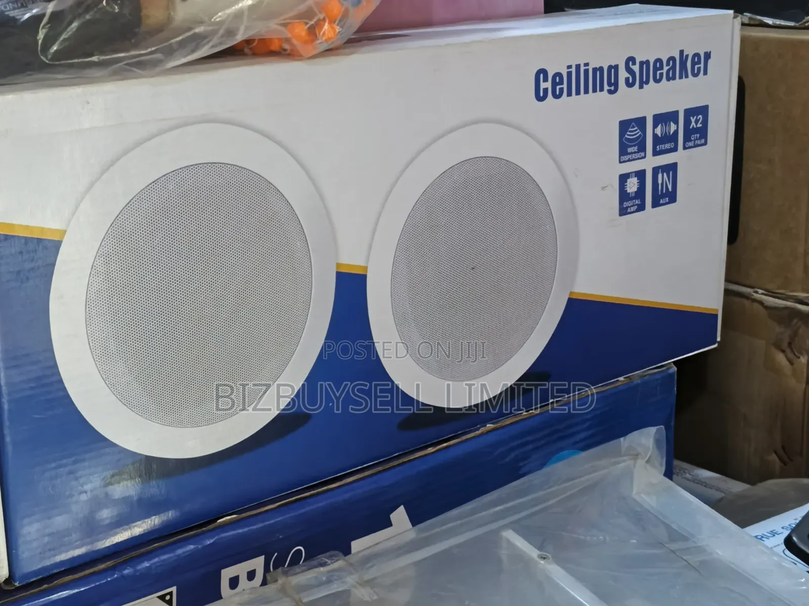 2 PCs Wireless Bluetooth Ceiling/Pop Speakers With a Built-in Digital.