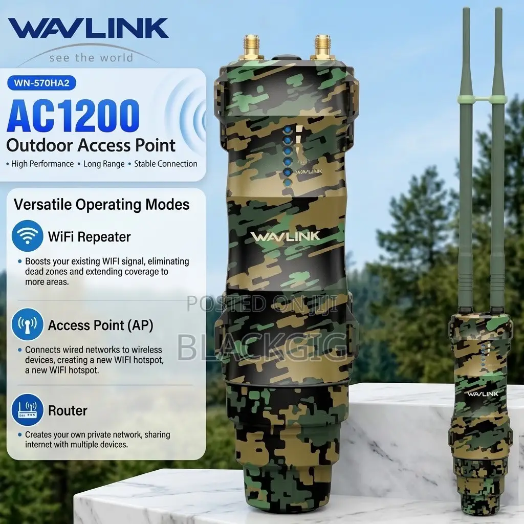 1200M Outdoor Access Point AP Wifi Extender/Repeater 2.4g 5g Router