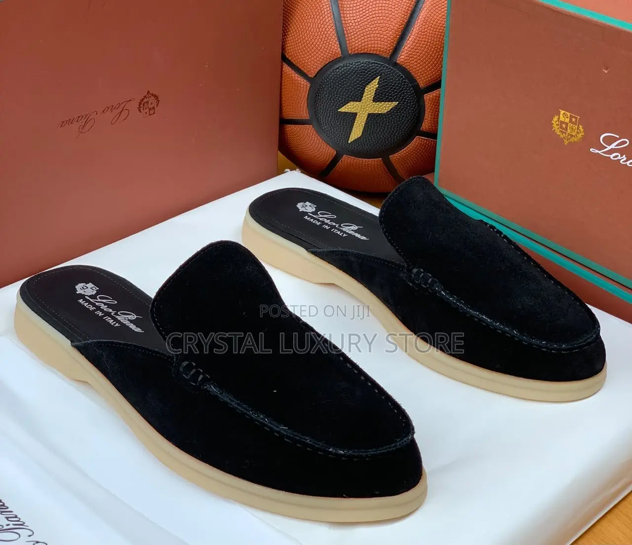 Loro Piana Quality Men Suede Half Shoe