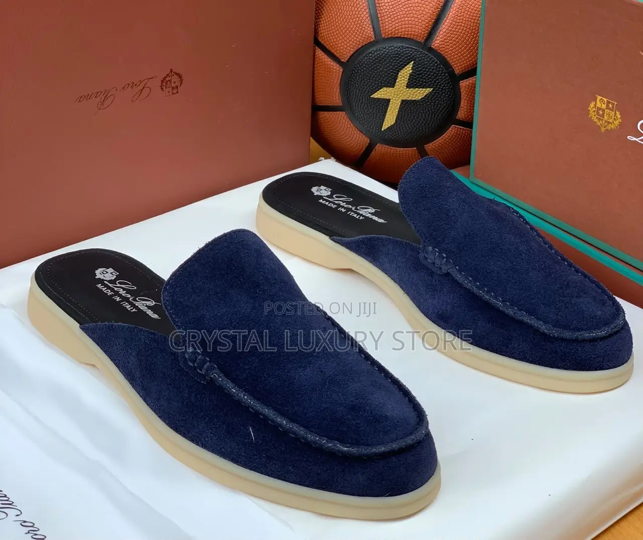 Loro Piana Quality Men Suede Half Shoe