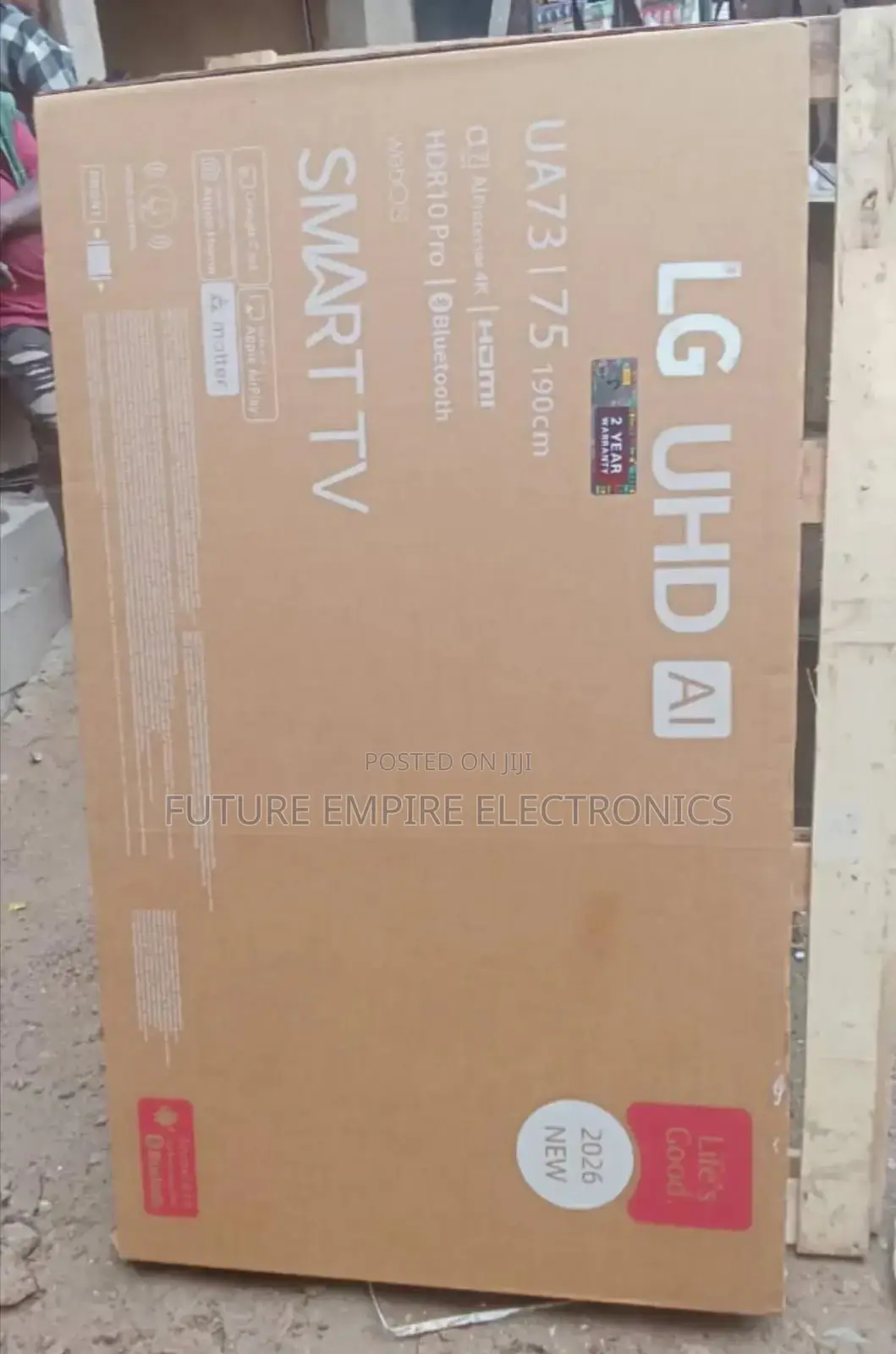 Original LG TV 75inche Smart Frameless Life Is Good With LG