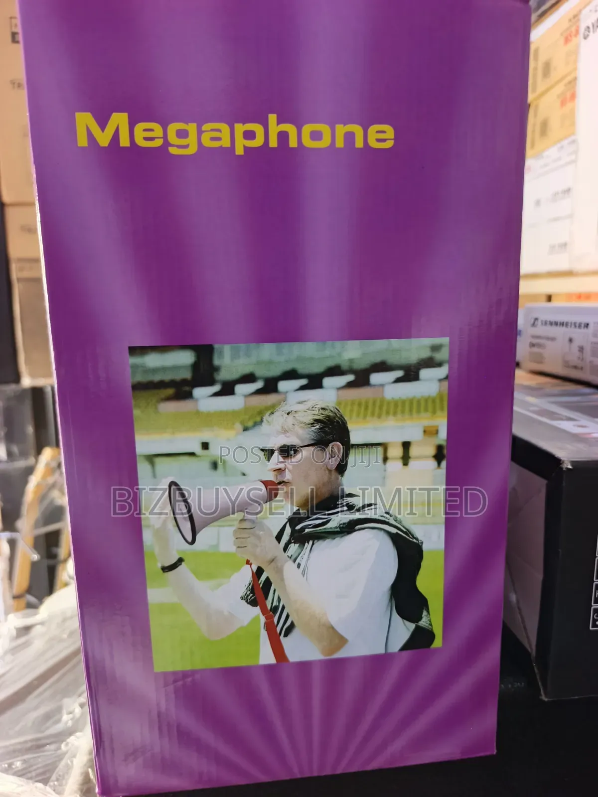 Handheld Bluetooth Rechargeable Megaphone, and a Detachable Microphone