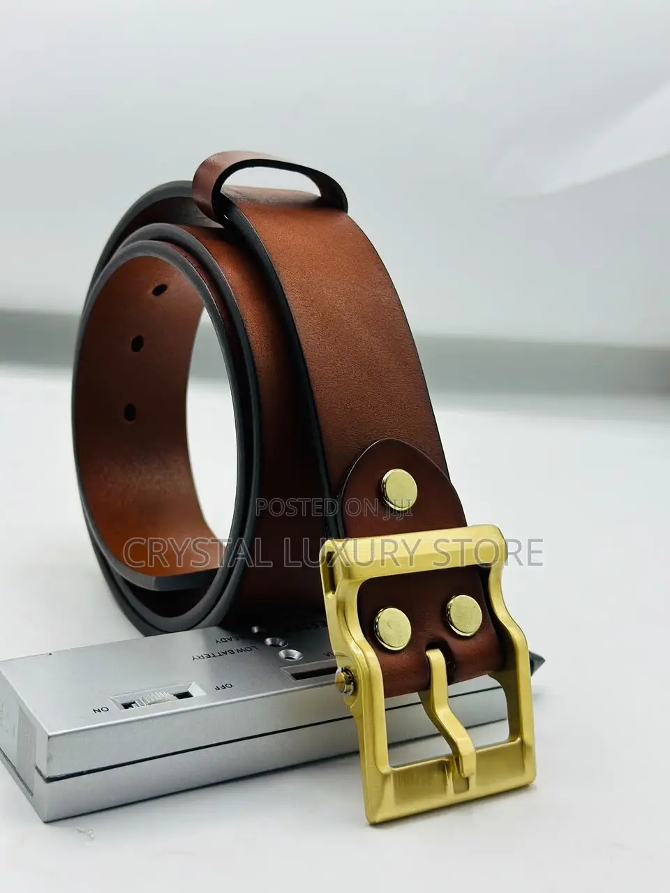 Woo Quality Luxury Men Genuine Leather Belt