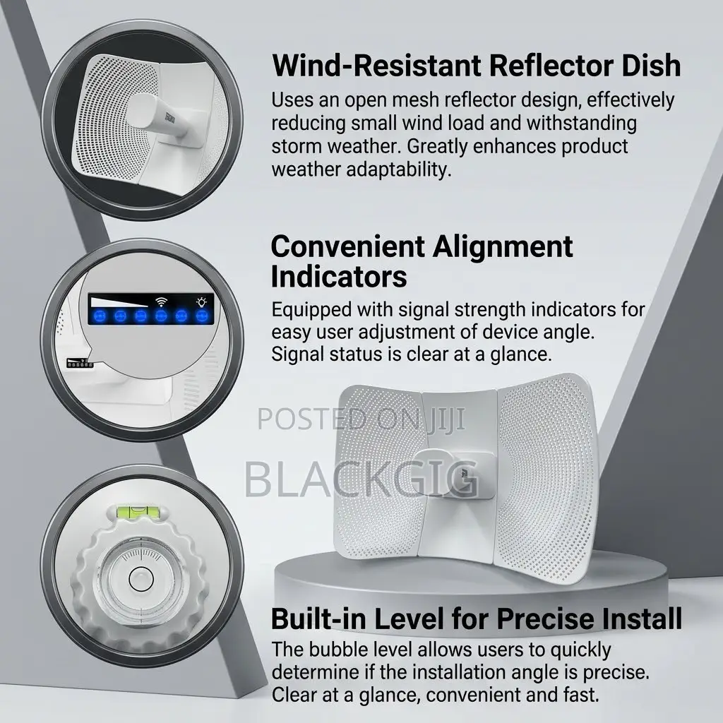 Wireless Network Bridge Outdoor Antenna AP Access Point to Point P2P