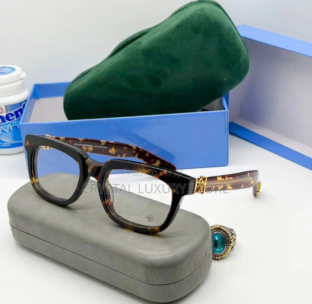 Chrome Hearts Quality Luxury Frame Glasses