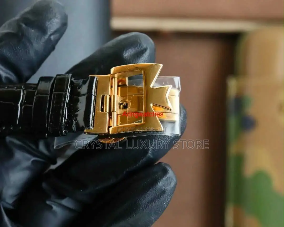 Vacheron Constantin Automatic Engine Genuine Leather Wristwatch