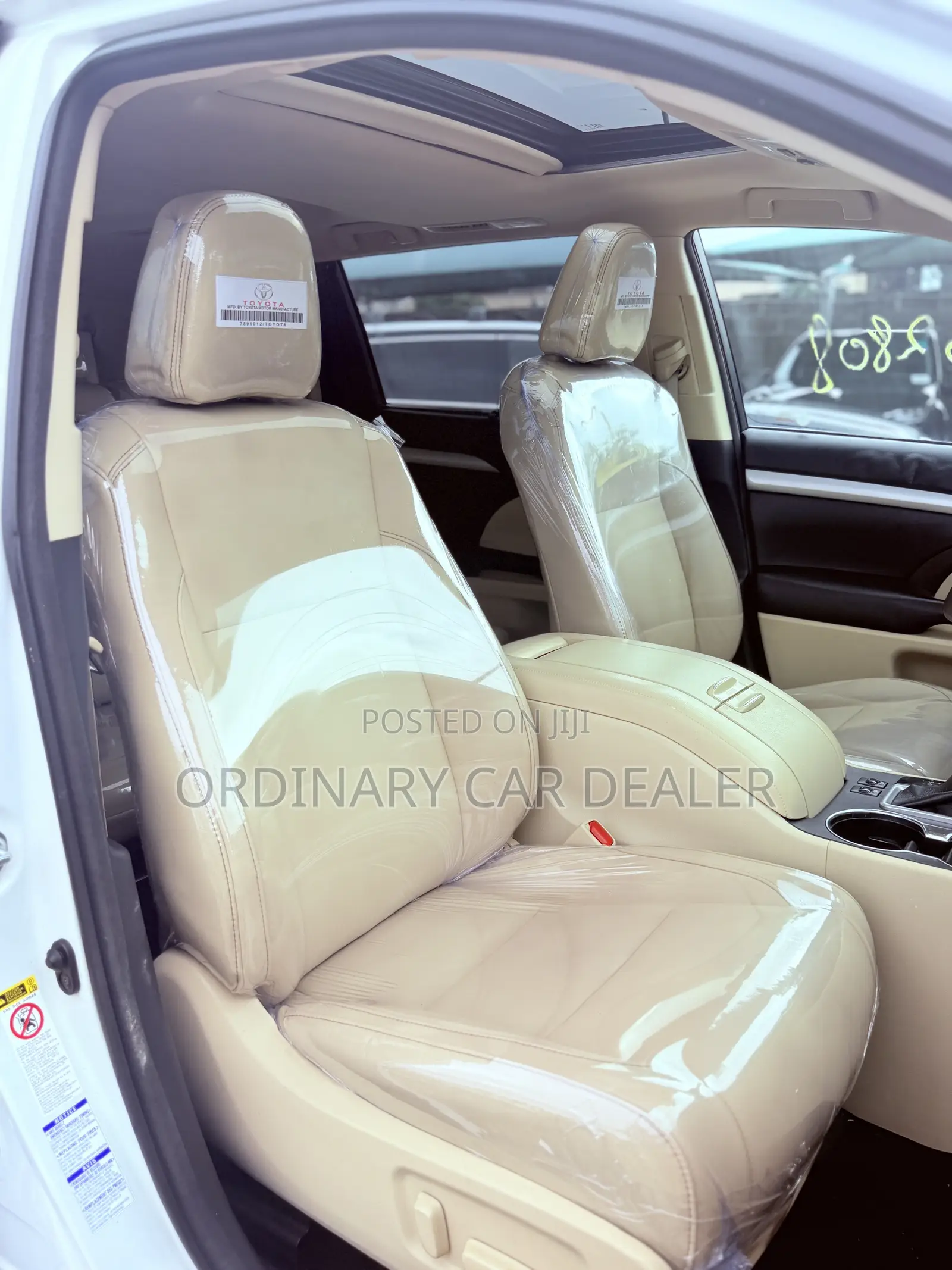 Toyota Highlander XLE 4x2 V6 (3.5L 6cyl 8A) 2018 White
