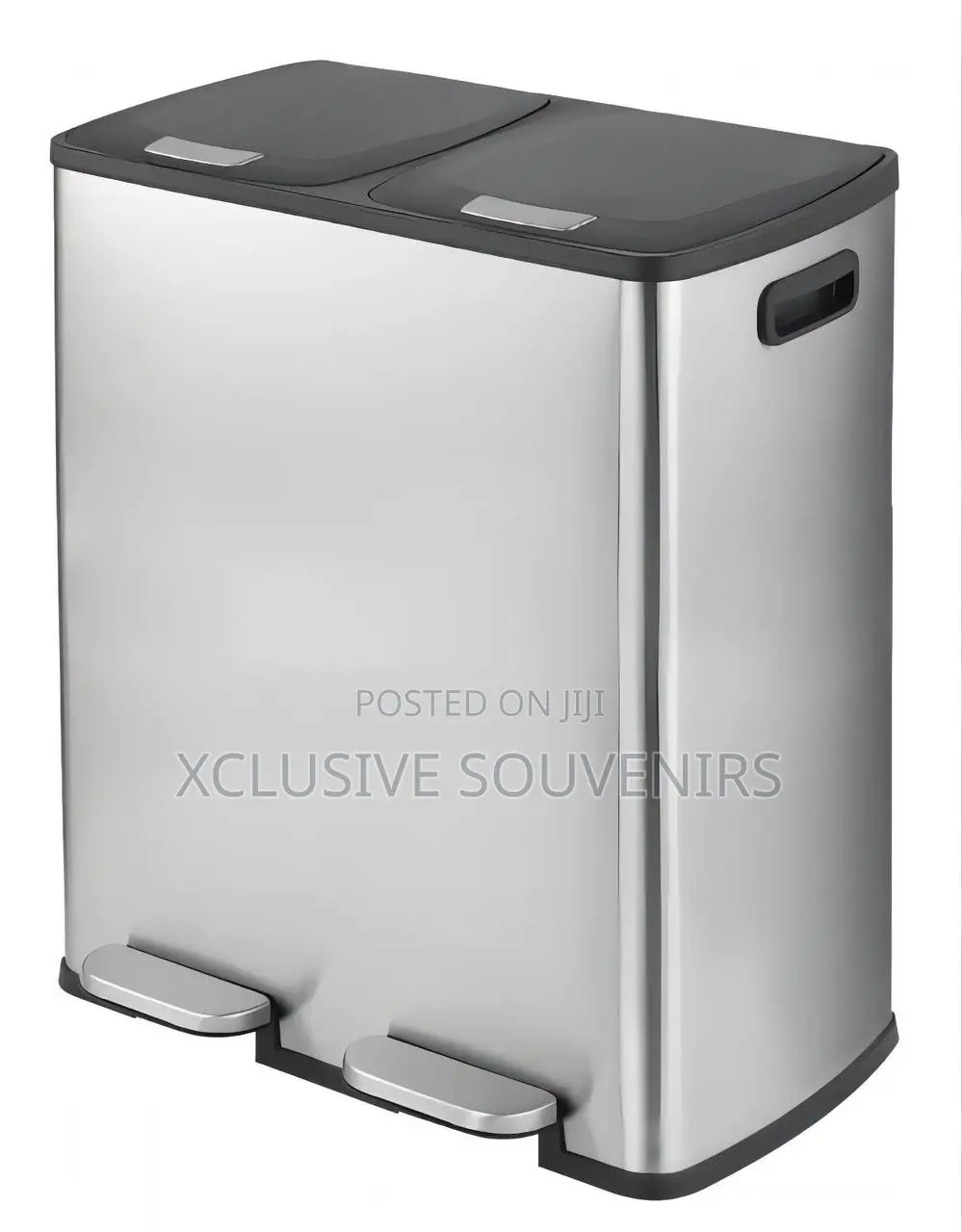 40L Stainless Steel High Quality Two Compartment Pedal Bin