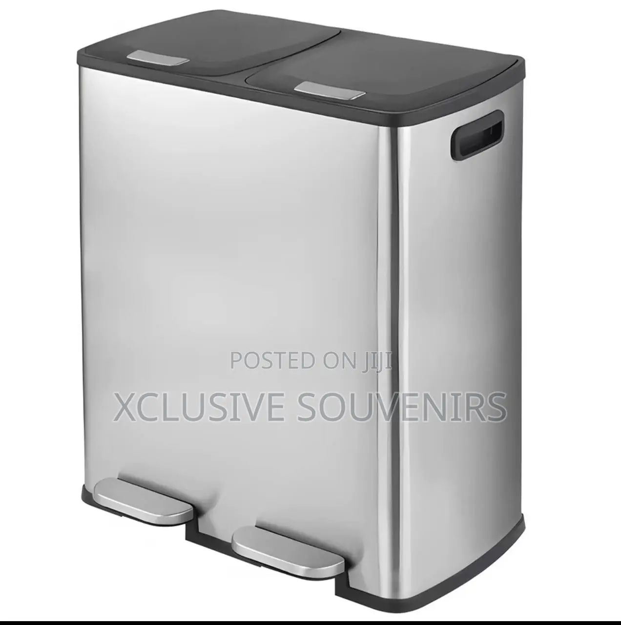 40L Stainless Steel High Quality Two Compartment Pedal Bin