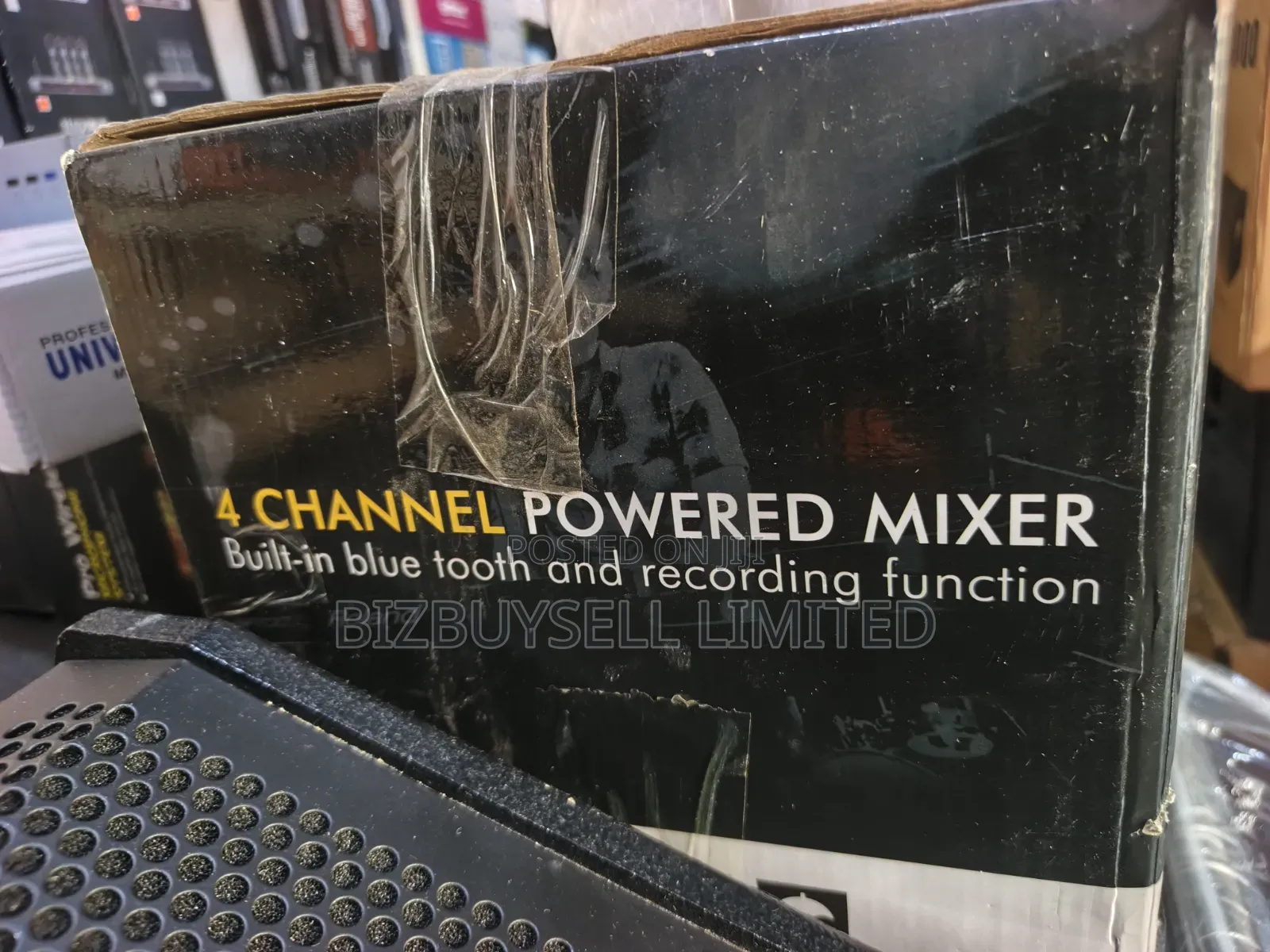 Generic 4-Channel Powered Audio Mixer Amplifier With Built-in Bluetoot