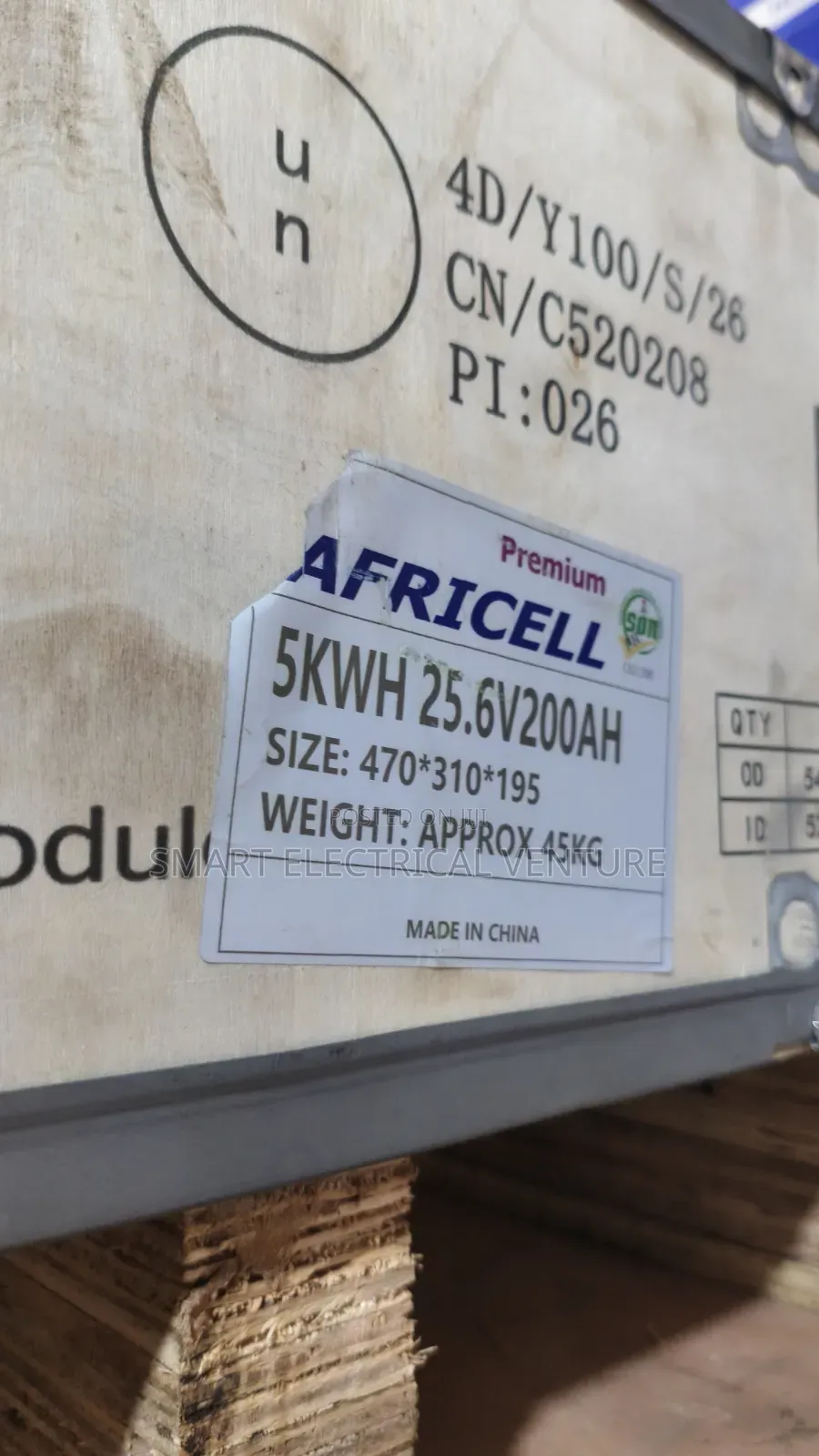 5kwh 24v Africell Lithium Battery