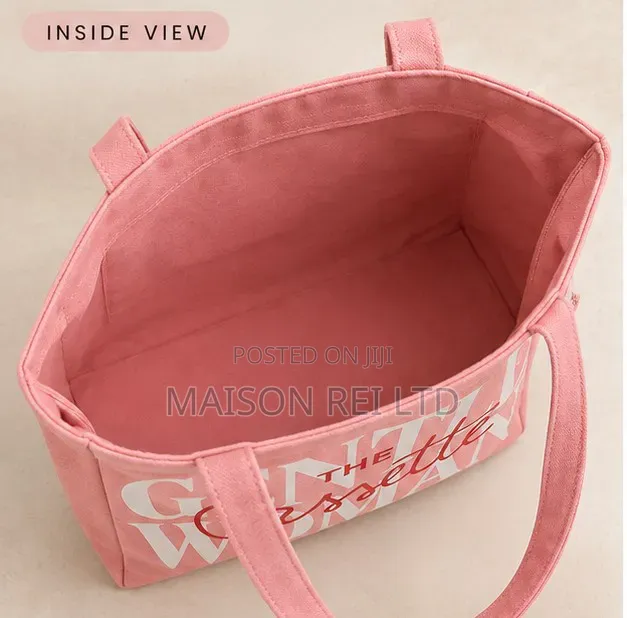 The Cassette Gentle Woman | Structured Canvas Tote Bag