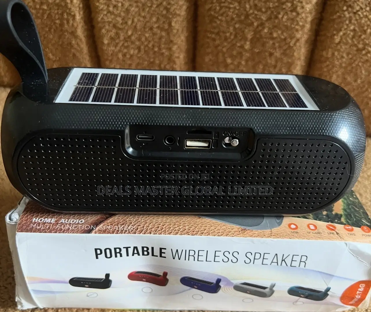 UK T G Solar Bluetooth Speaker With Charger