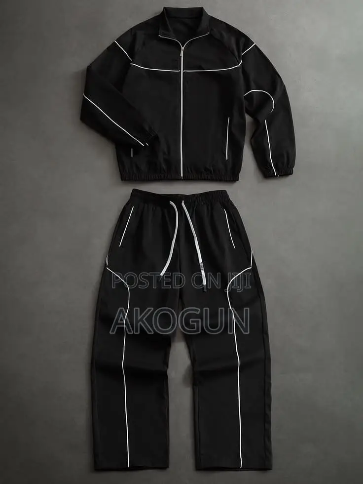Unisex 2-Piece Tracksuit Set – Stylish Jacket Joggers Dee