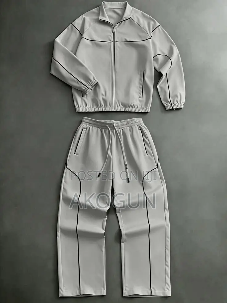 Unisex 2-Piece Tracksuit Set – Stylish Jacket Joggers Dee