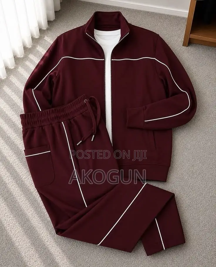 Unisex 2-Piece Tracksuit Set – Stylish Jacket Joggers Dee
