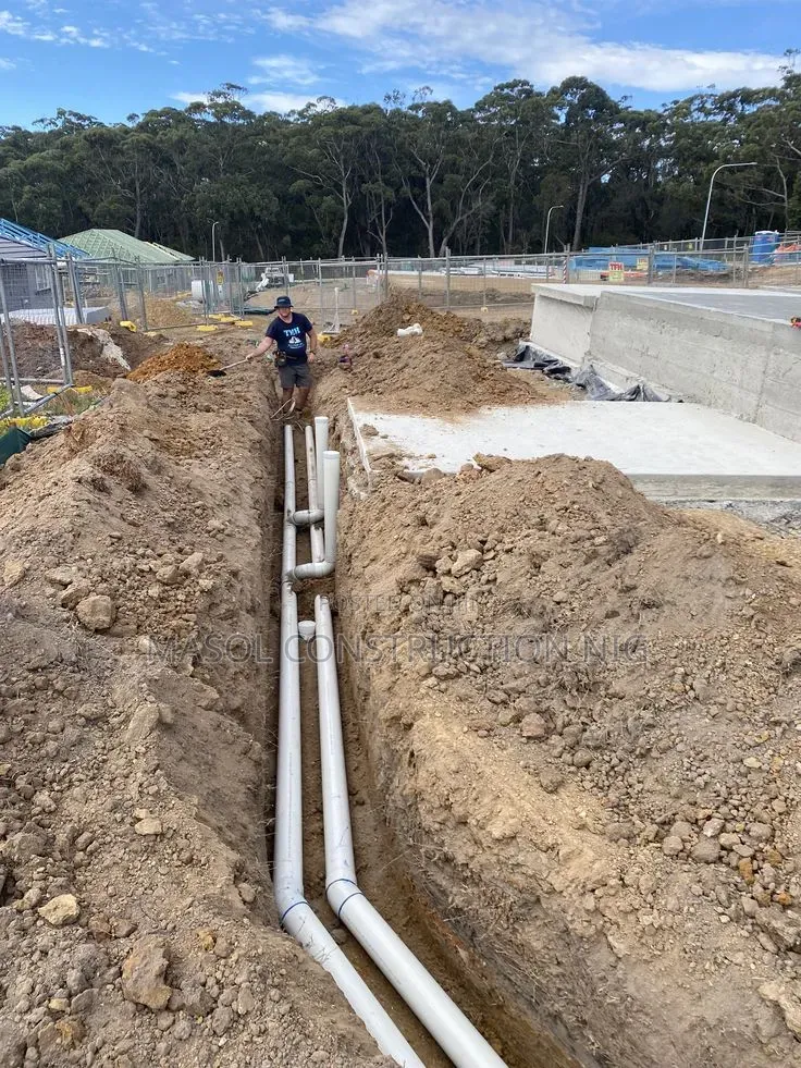 Storm Drain Construction for Estates