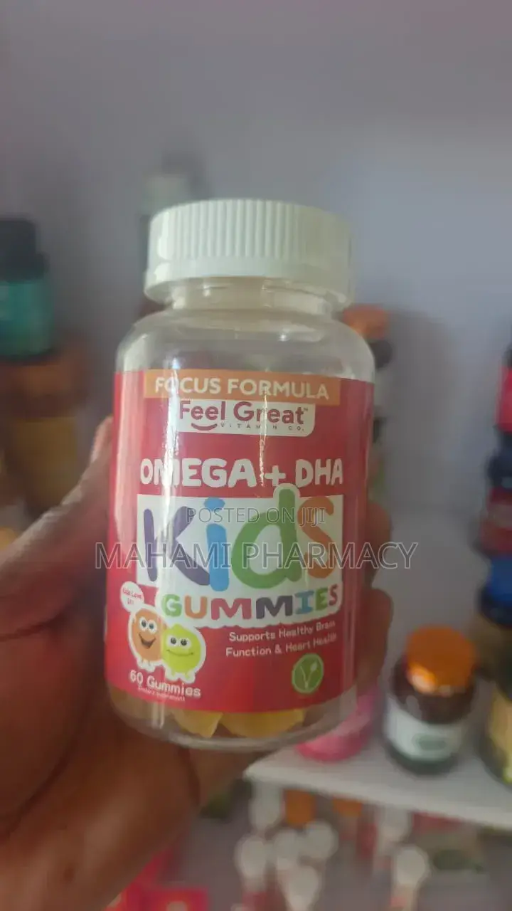 FOCUS FORMULA Omega + DHA Kids Gummies 60 Gummies