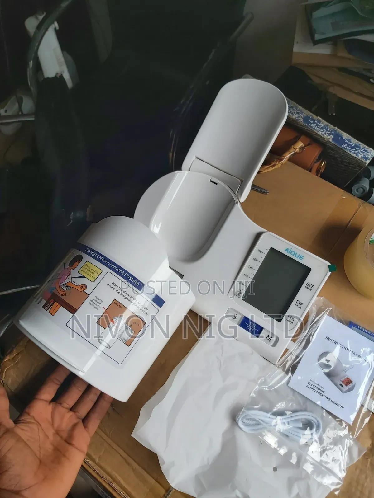 Upper Arm Self Test Blood Pressure Monitor