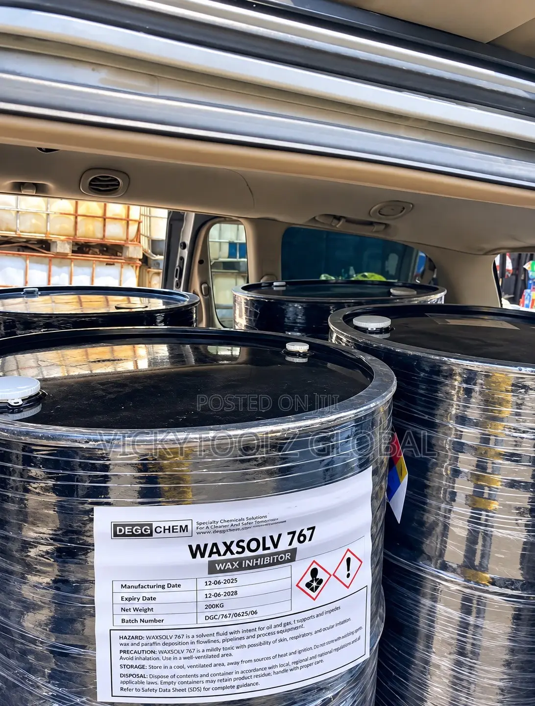 200Kg Drum of DEGGCHEM WAXSOLV 767 Wax Inhibitor