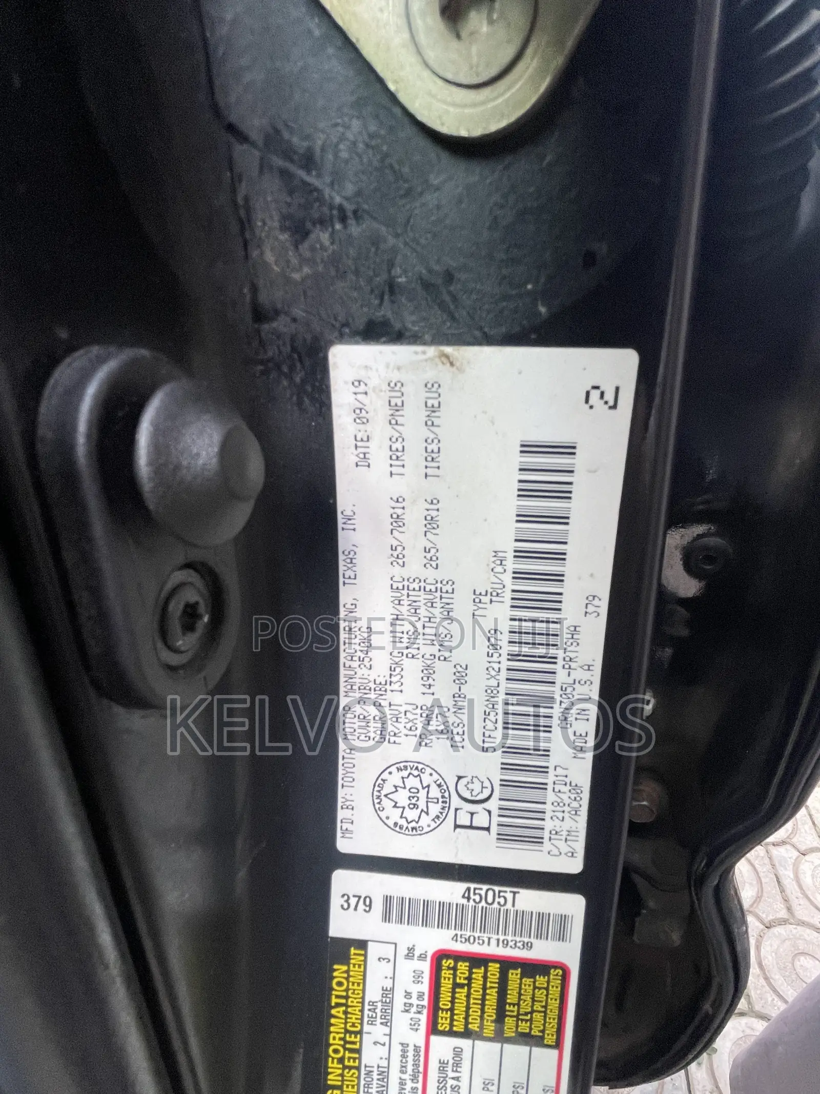 Toyota Tacoma 2020 Black