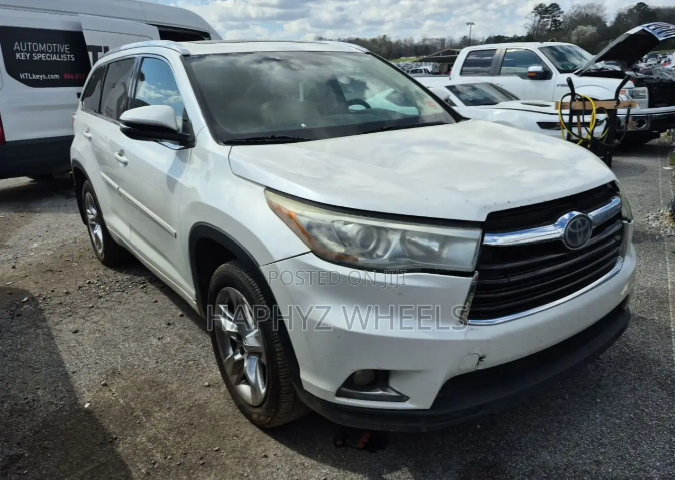Toyota Highlander Limited V6 4x4 (3.5L 6cyl 6A) 2016 White