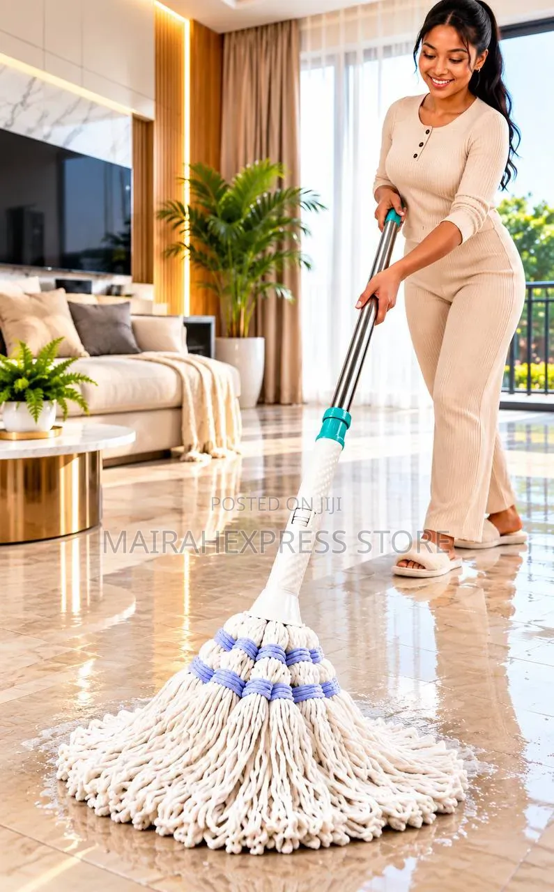Quality Long-Handle Soft-Bristle Indoor Outdoor Cleaning Broom