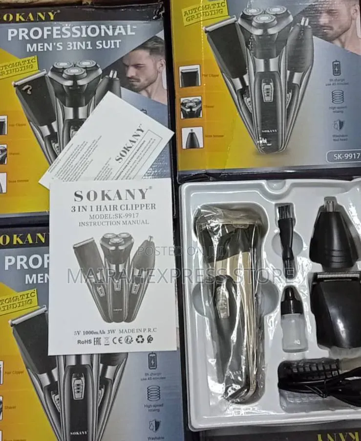 Sokany Professional 3-in-1 Men’s Grooming Kit.
