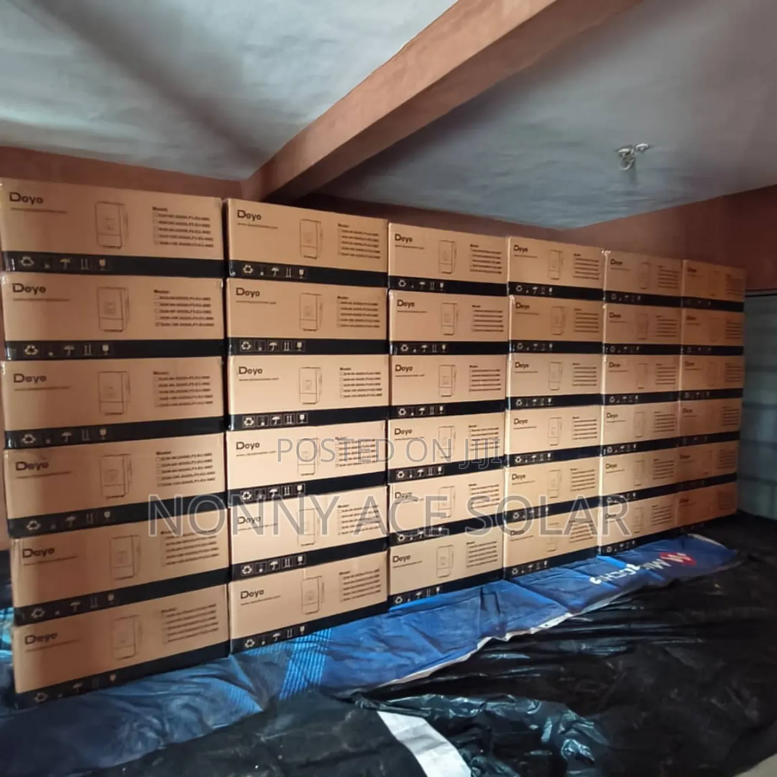 Deye 125kw Hybrid Inverter 256kwh Lithium Battery Smart C I System